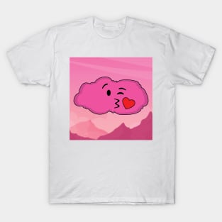 Fantasy Pink Cloud Give Love To Someone T-Shirt